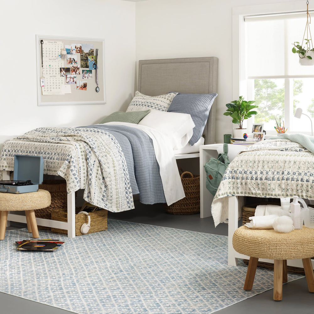 Laundered Linen Low Stonington Headboard | Dove Grey
