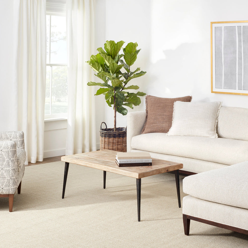 Pixel Woven Sisalwool Rug | Wheat