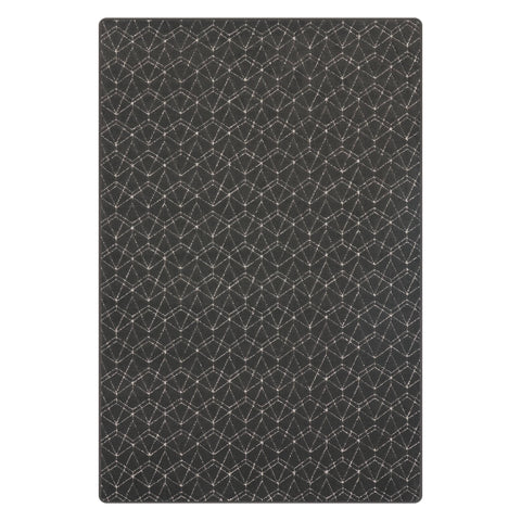 Vireo Geometric Custom Rug | Black