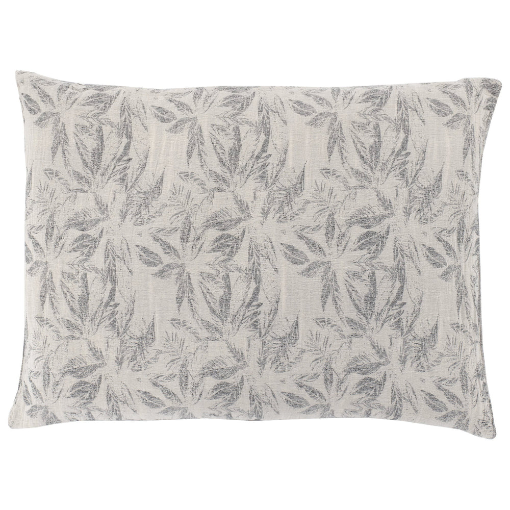 Theodore Matelasse Sham | Charcoal