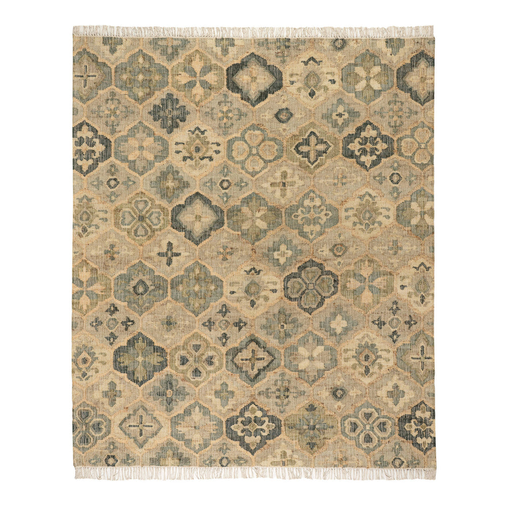 Pali Handwoven Jute Rug | Evergreen