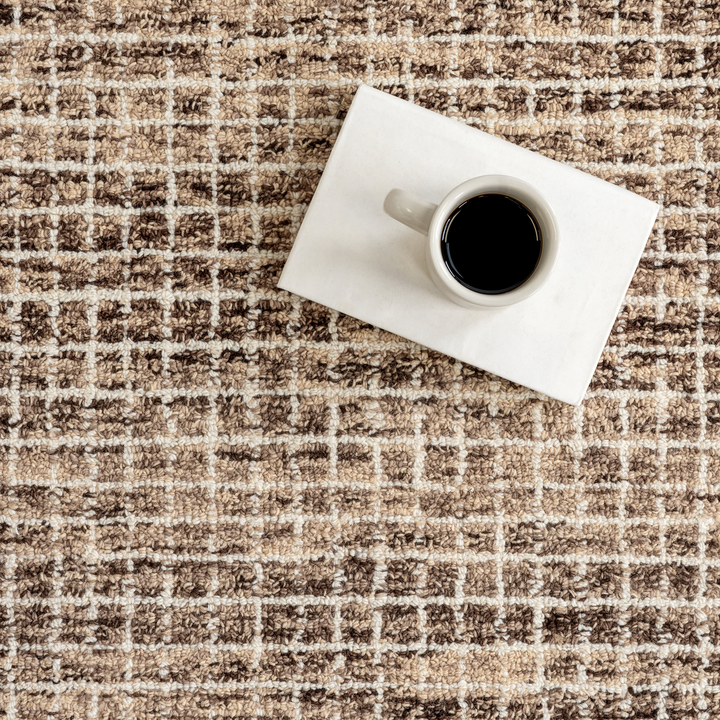 Melrose Checked Rug | Brown – Annie Selke