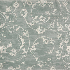 Fosselle Transitional Farmhouse Custom Rug | Aquamarine