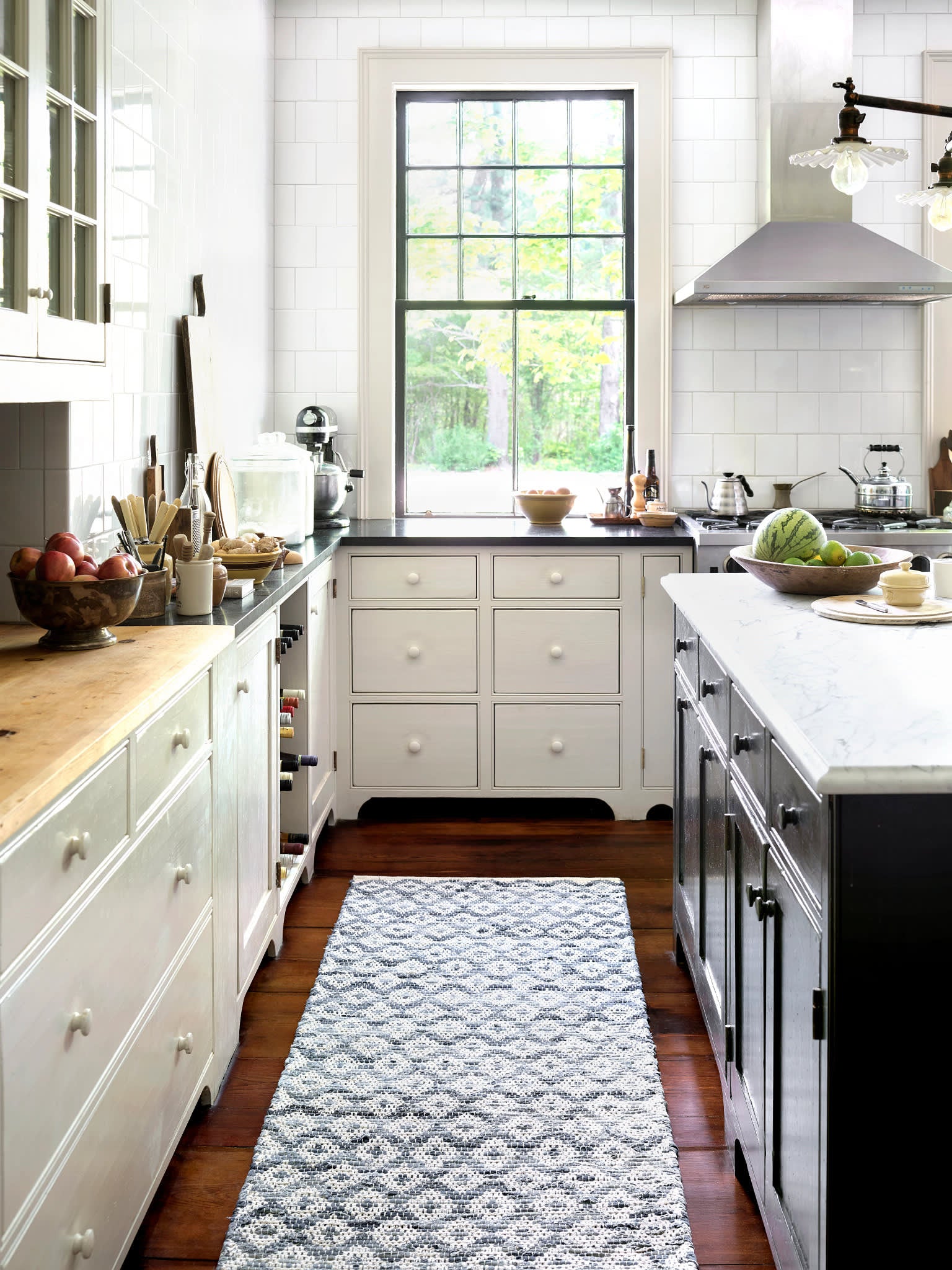 Denim Rag Diamond Ivory Handwoven Cotton Rug – Annie Selke