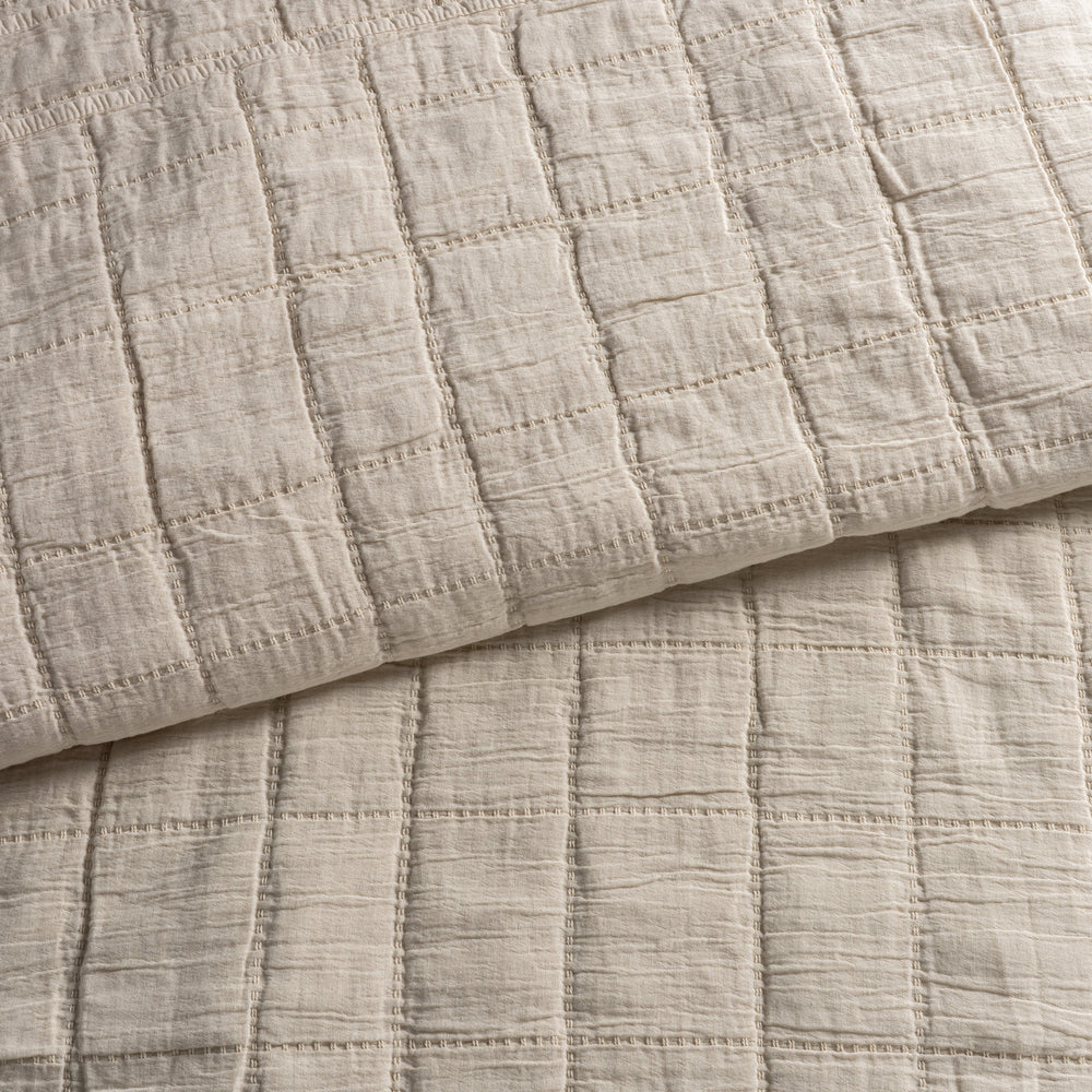 Monet Quilt Swatch | Natural