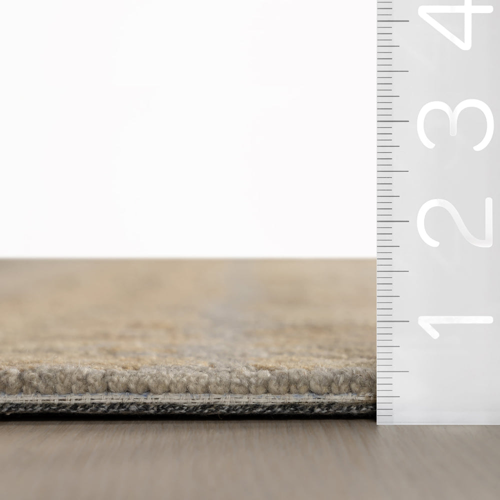 Paint Chip Hand Micro Hooked Wool Rug | Natural