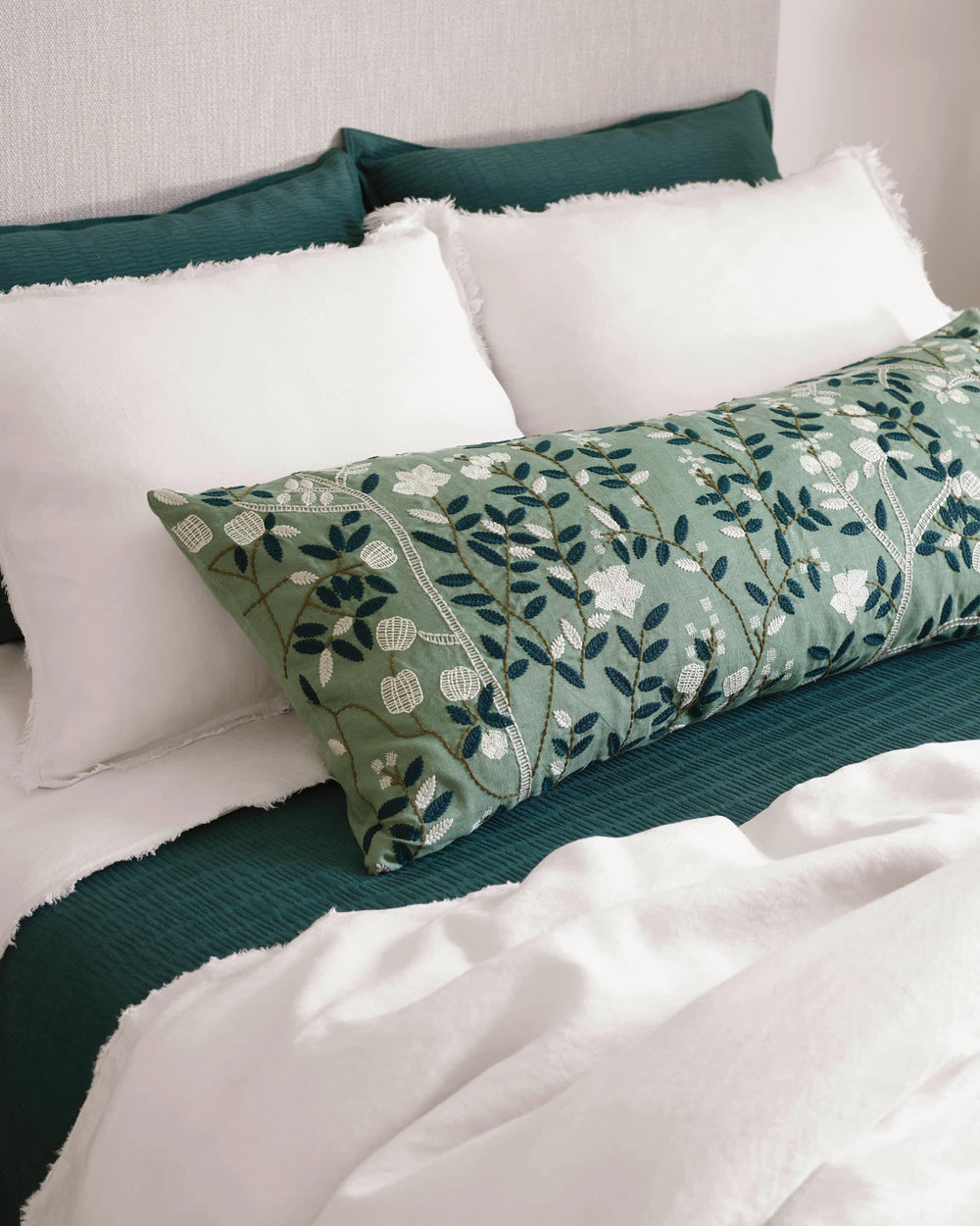 Faye Linen Duvet Cover | Plaster