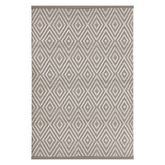 Diamond Handwoven Indoor/Outdoor Rug | Fieldstone/Ivory