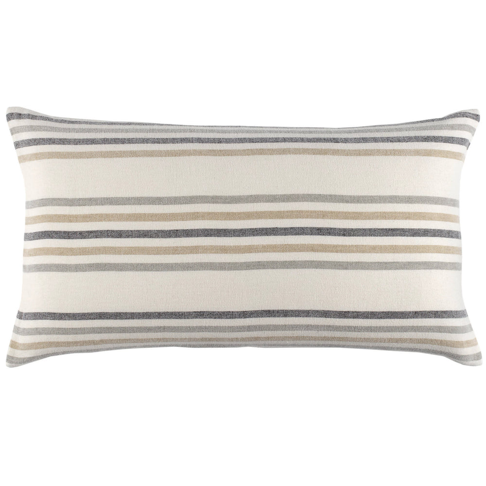 Ellison Stripe Linen Chenille Sham | Ivory