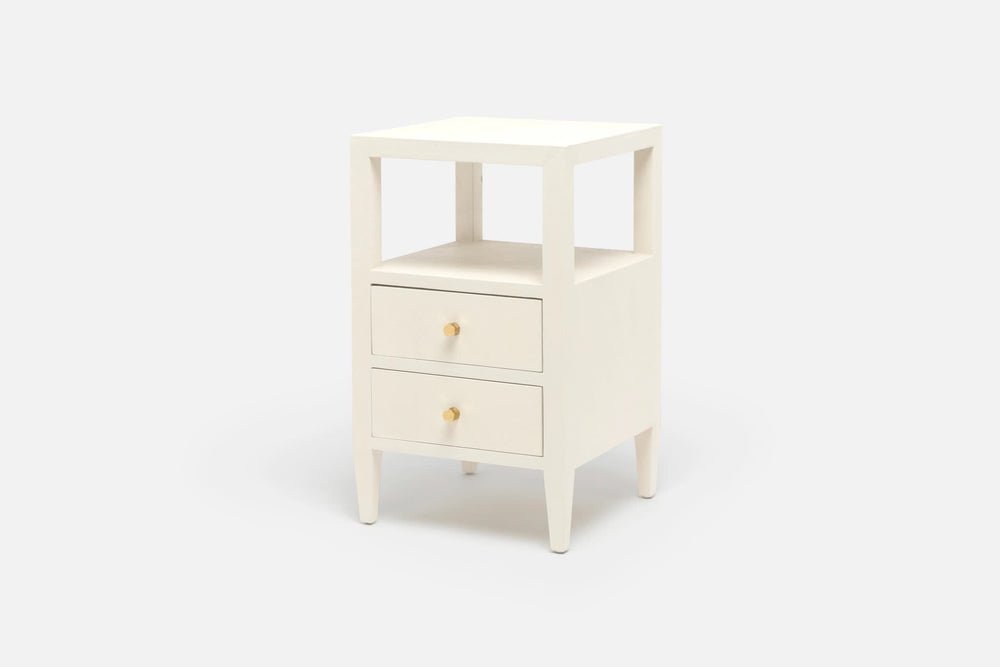 Jarin Single Nightstand | White