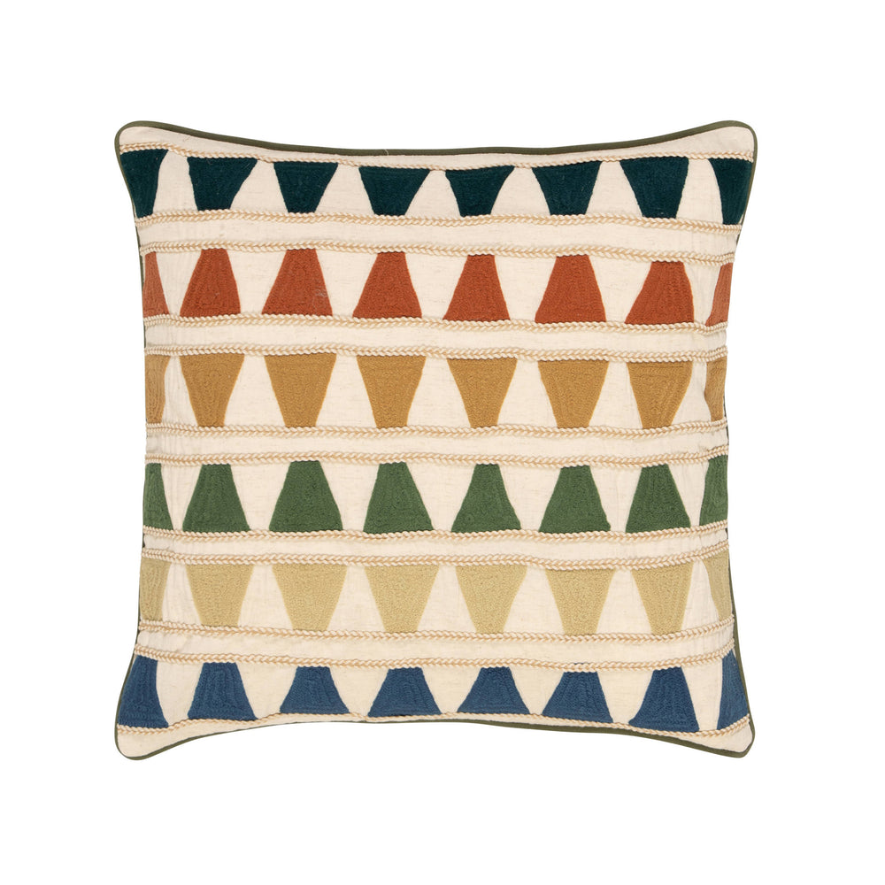 Montello Embroidered Decorative Pillow Cover | Multi