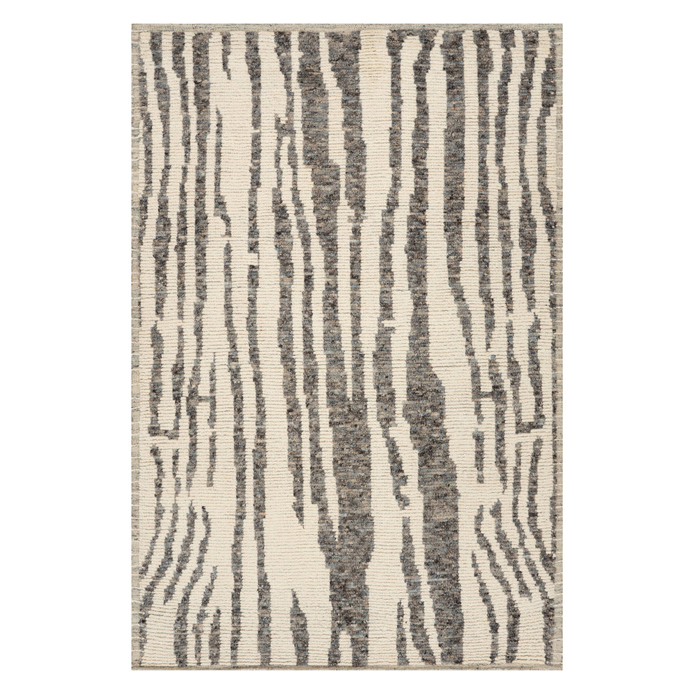 Zarina Modern Animal Print Rug | Dark Grey