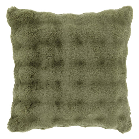 Fab Faux Decorative Pillow Cover | Olive