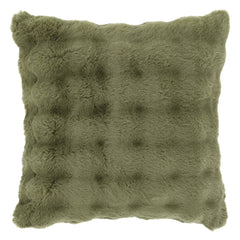 Fab Faux Decorative Pillow Cover | Olive