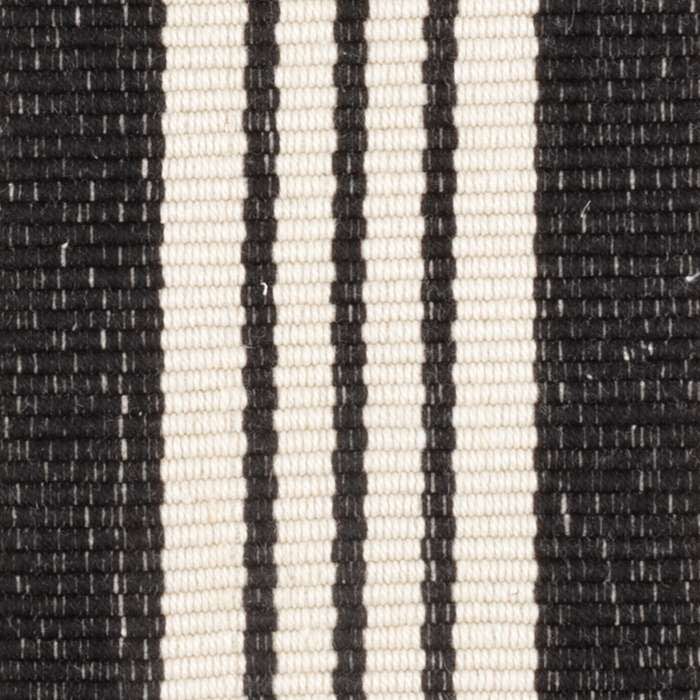 Birmingham Handwoven Indoor/Outdoor Custom Rug Swatch | Black