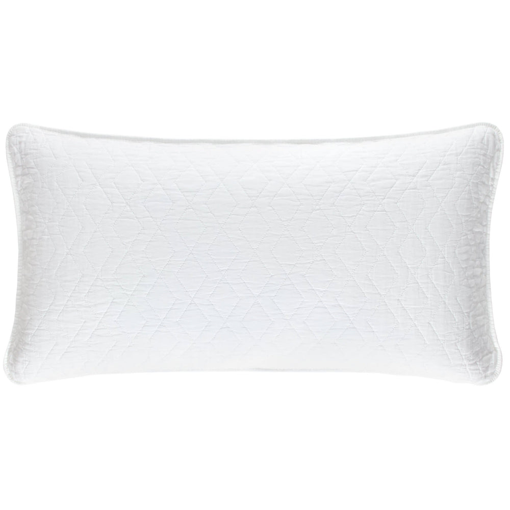 Birdie Quilted Sham | White