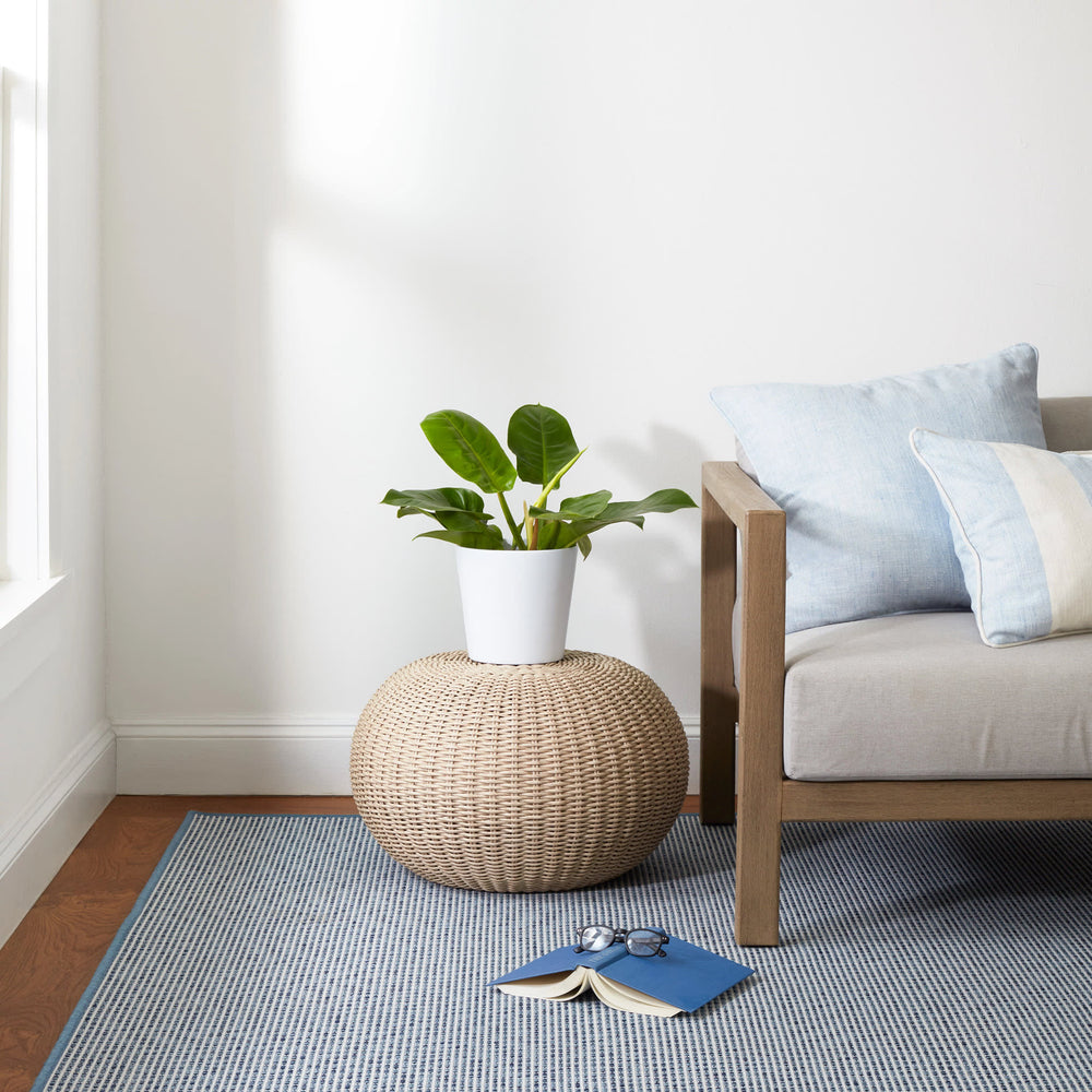 Heritage Woven Indoor/Outdoor Custom Rug | Denim