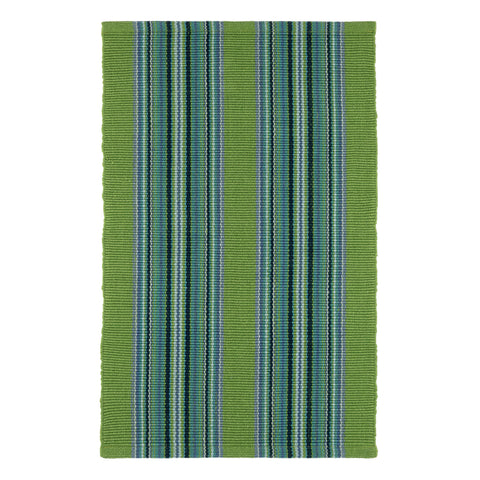 Road Runner Handwoven Indoor/Outdoor Rug | Green
