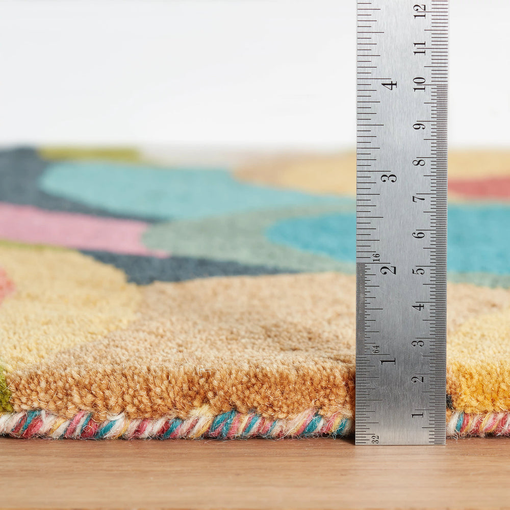 Field of Dreams Hand Tufted Wool Rug | Multi