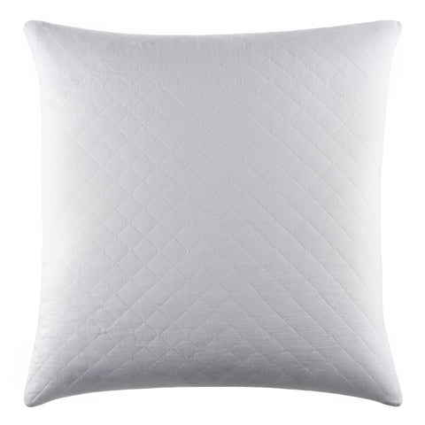 Amity Quilted Sham | White