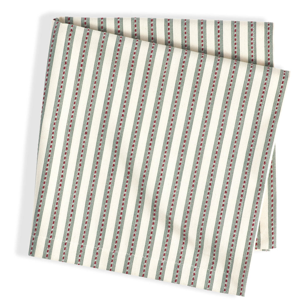 Bell Stripe Napkin Set of 4 | Green