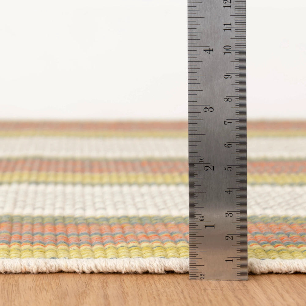 Sloane Stripe Handwoven Cotton Rug | Sprout