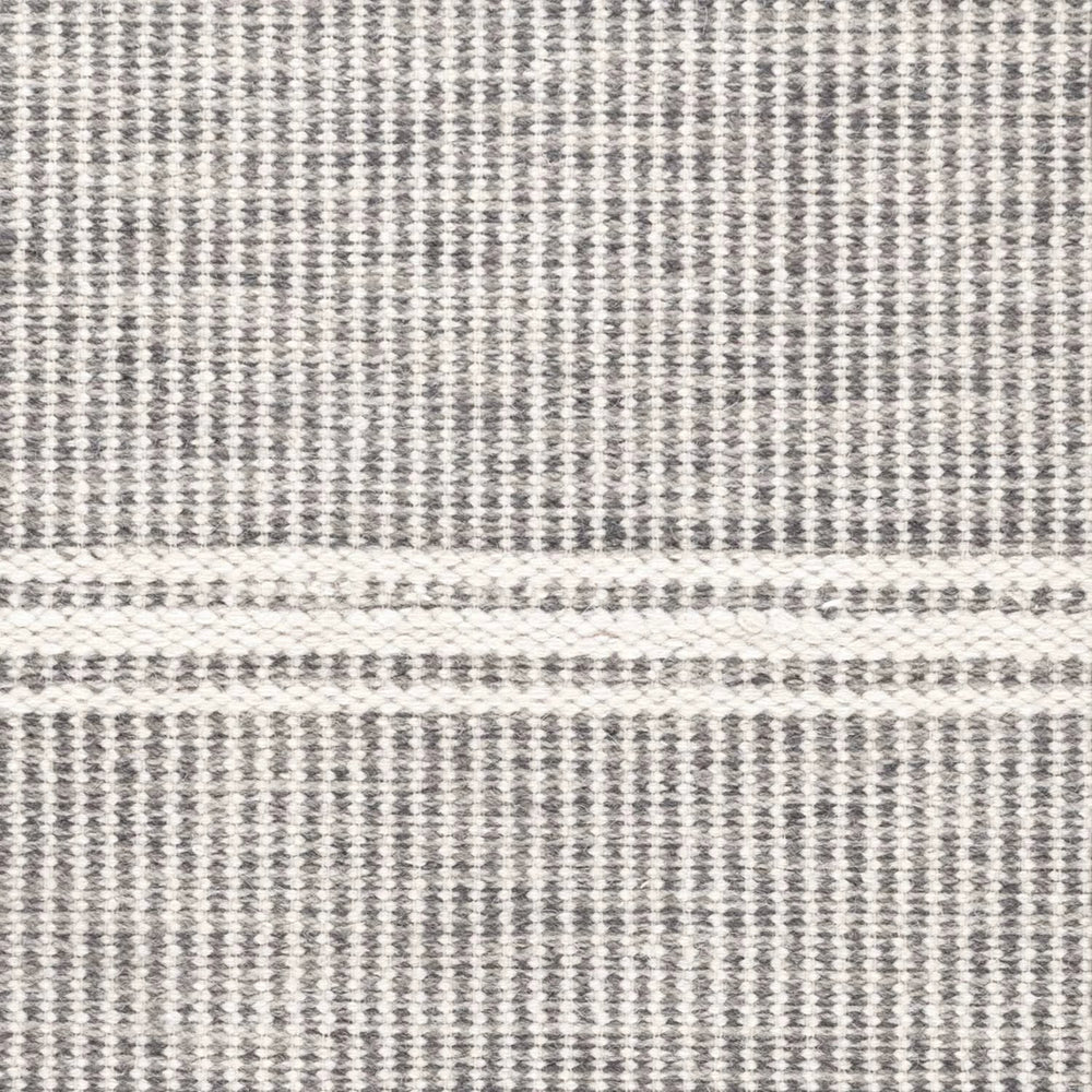 Malta Handwoven Wool Custom Rug Swatch | Grey
