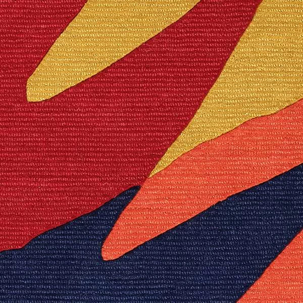 Graphic Hand Tufted Wool Rug Swatch | Multi