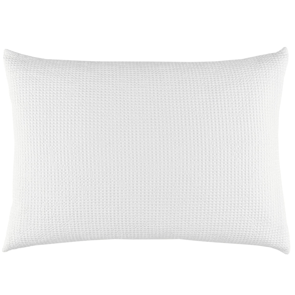 Bubble Matelasse Sham | White