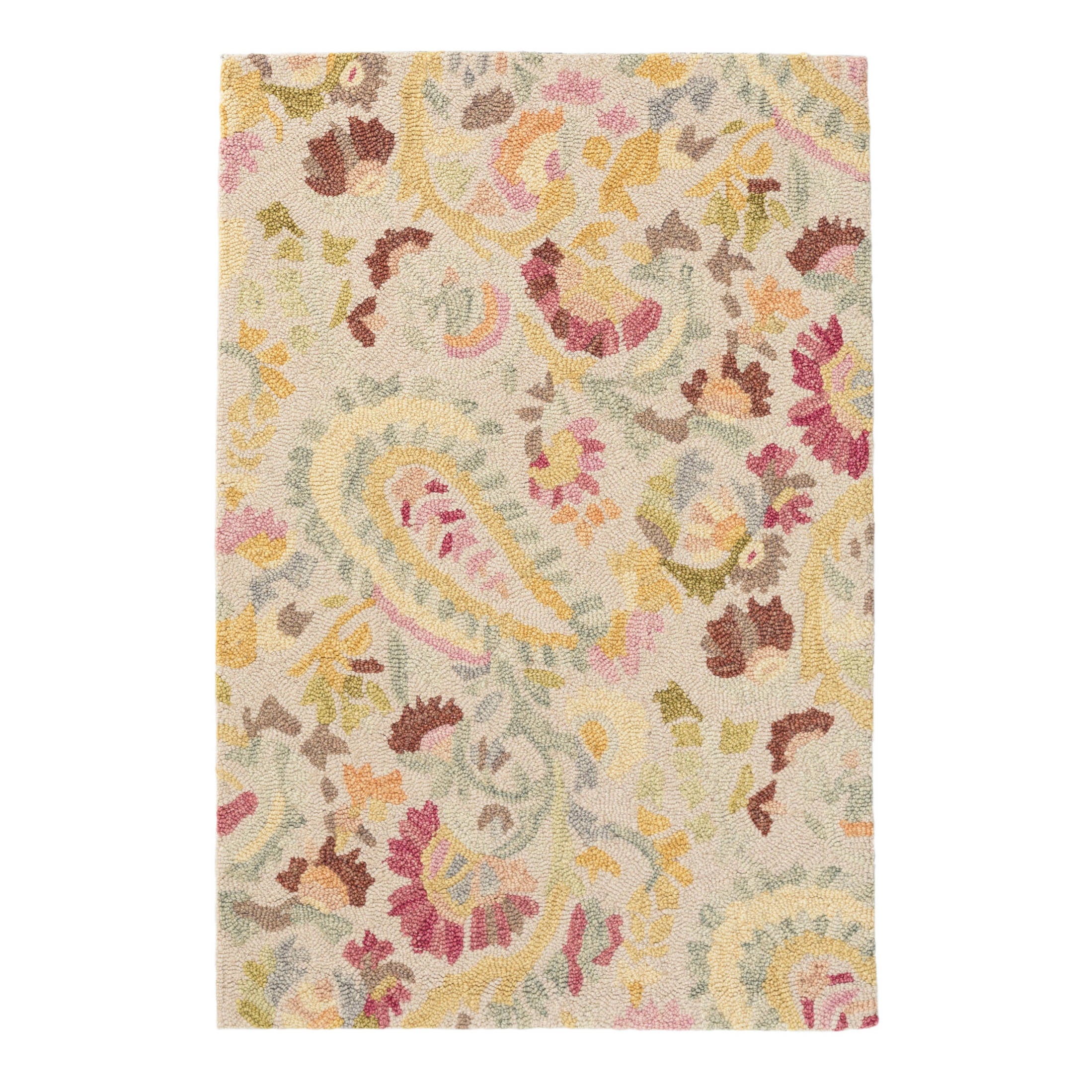 Ines Hand Micro Hooked Wool Rug