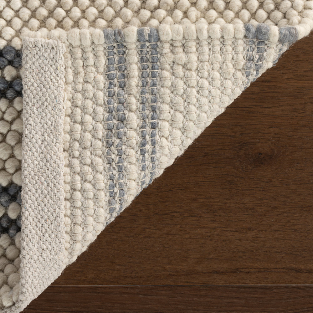 Venit Modern Striped Farmhouse Rug | Slate