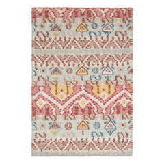 Kara Kilim Handwoven Cotton Rug | Multi