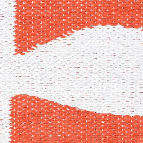 Circuit Handwoven Indoor/Outdoor Rug Swatch | Tangerine