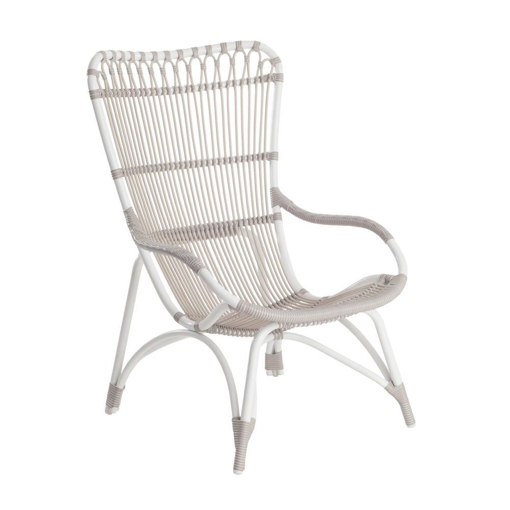 Marimba Outdoor Highback Chair | Dove White