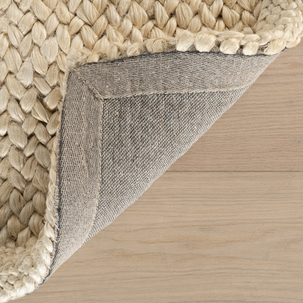 Thale Textured Handmade Jute Rug | Bleach