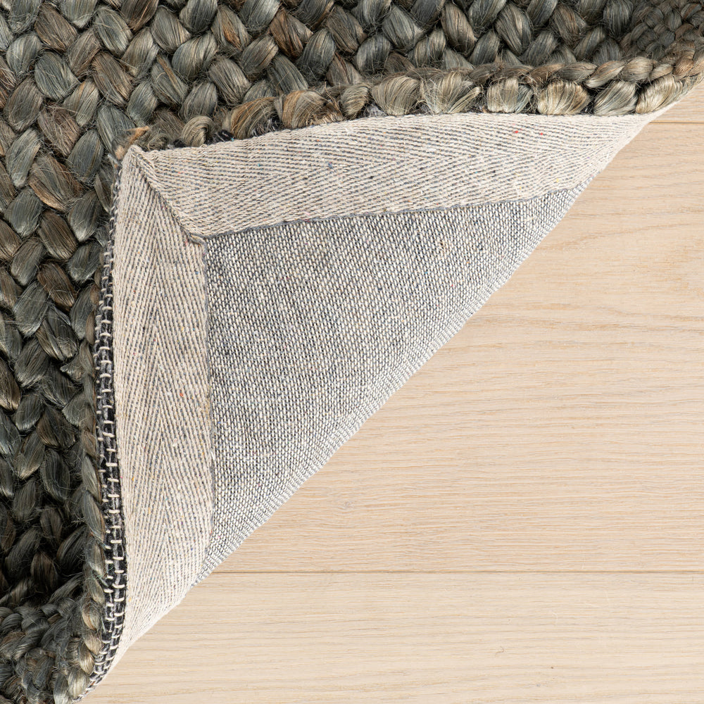 Thale Textured Handmade Jute Rug | Grey
