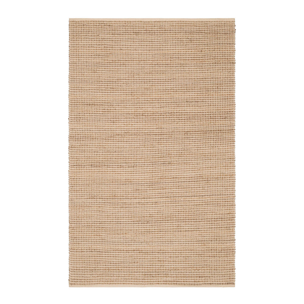 Gravel Handwoven Jute Rug | Ivory/Natural