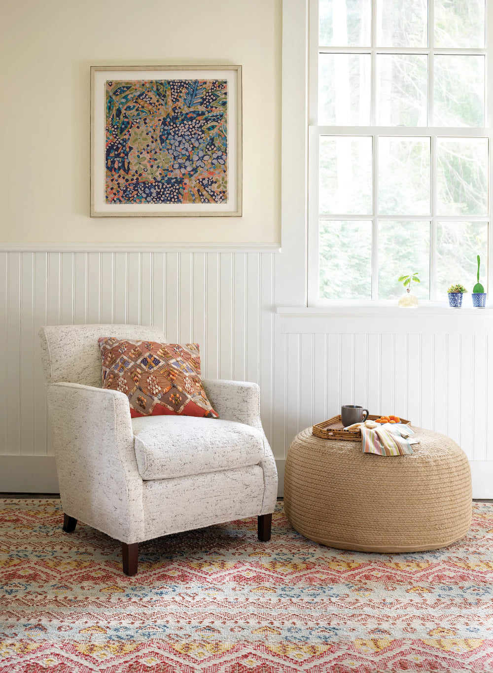 Kenya Embroidered Decorative Pillow Cover | Multi