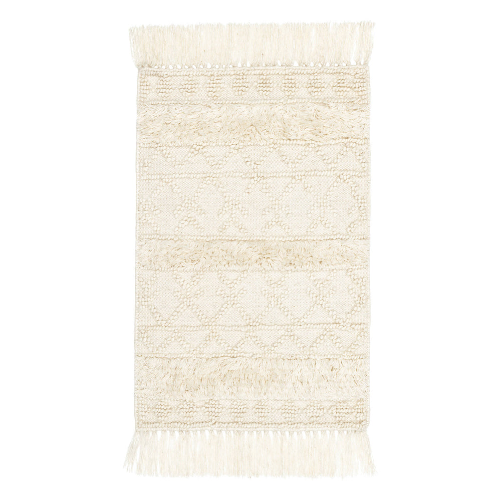 Eleanor Handwoven Wool Rug | Ivory