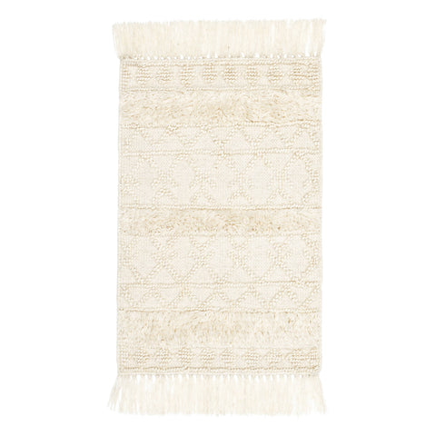 Eleanor Handwoven Wool Rug | Ivory