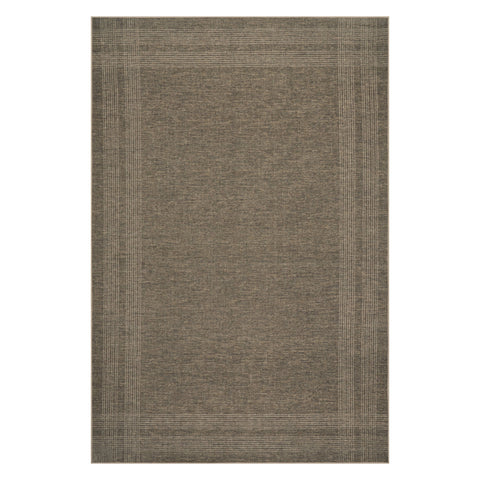 Bedford Plaid Washable Rug by Nate Berkus | Brown