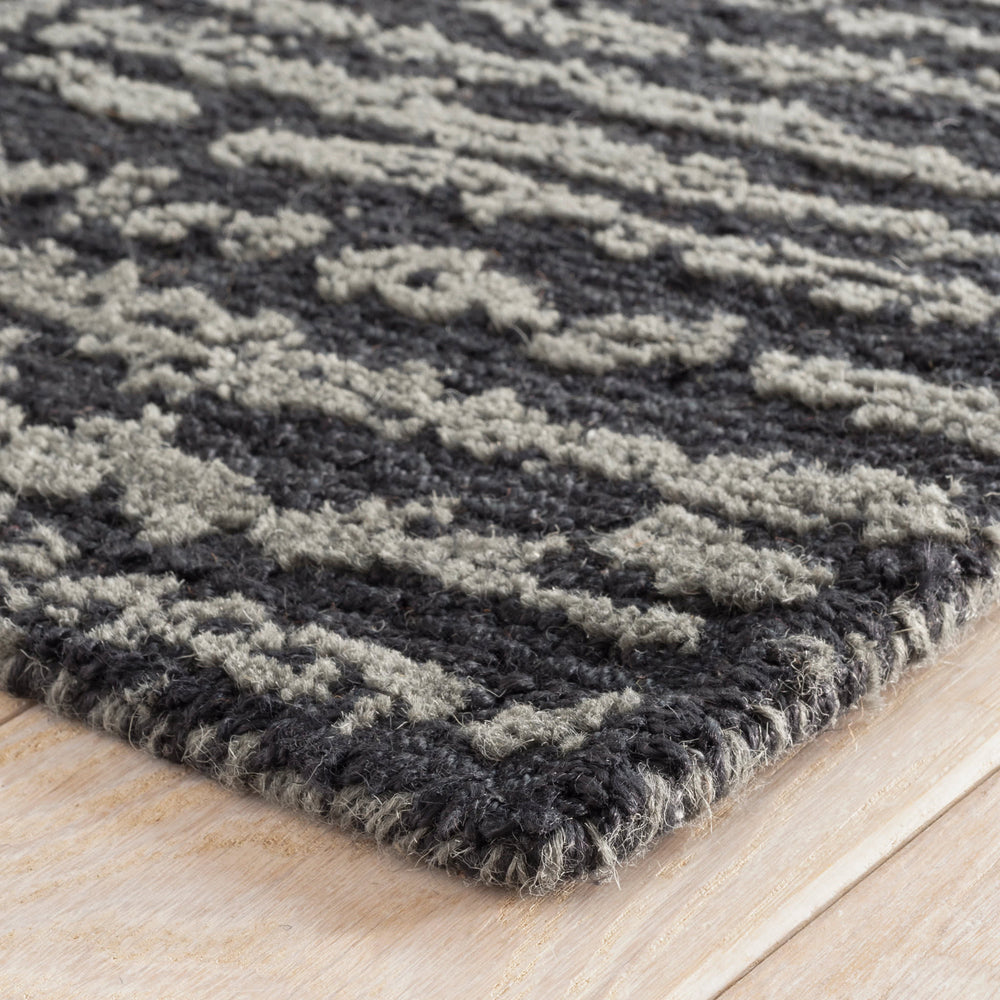 Mina Tufted Wool Custom Rug | Metal