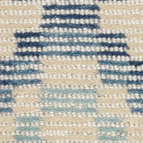 Diamond Cove Hand Tufted Wool Rug Swatch | Blue