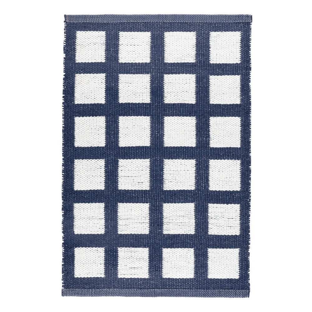 Titto Handwoven Indoor/Outdoor Rug | Navy