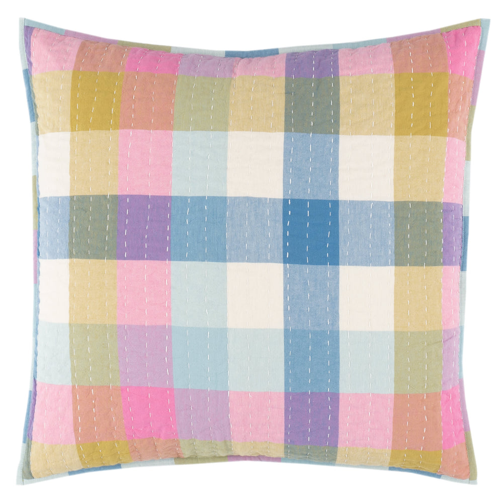 Charlette Plaid Sham | Multi