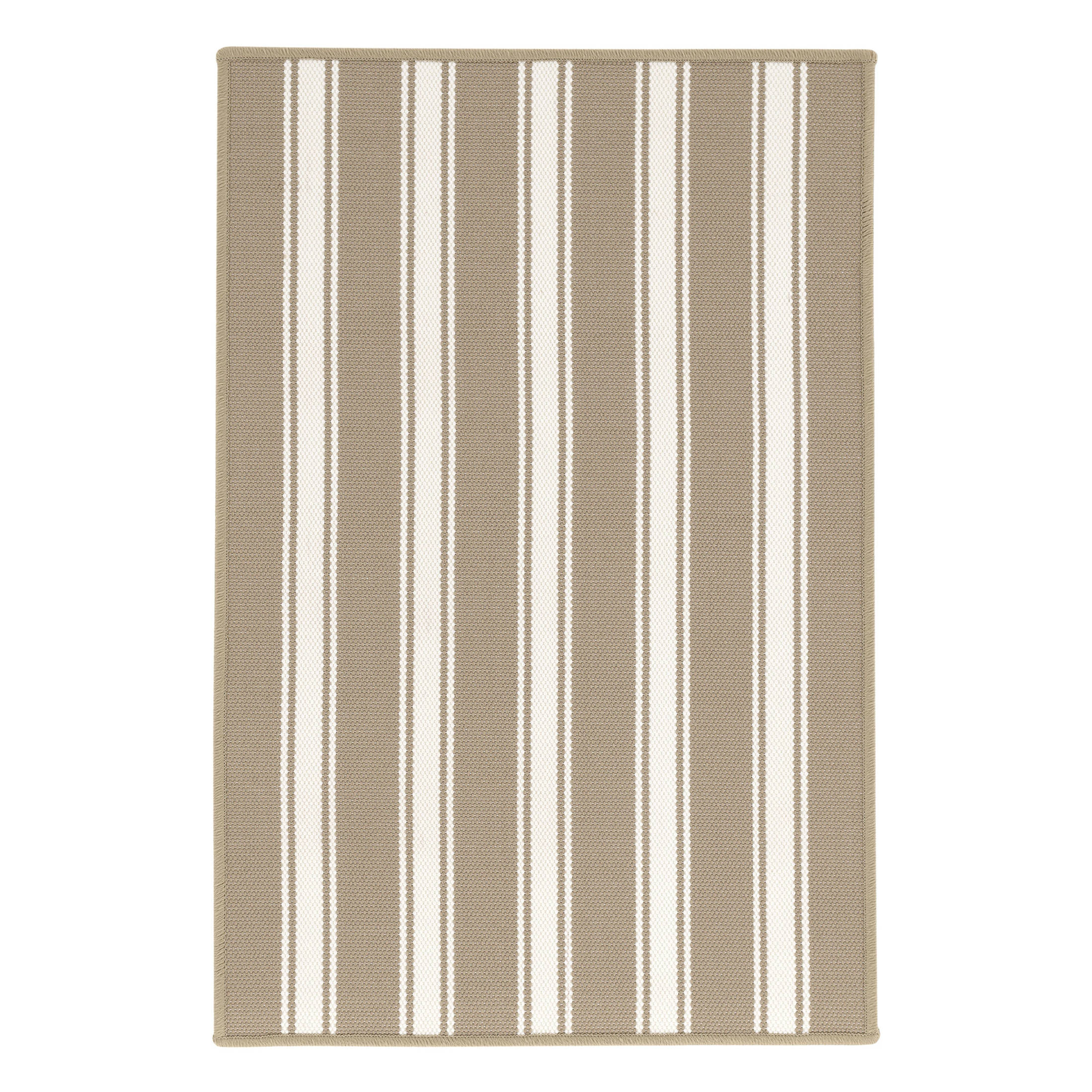 Maysville Stripe Woven Indoor/Outdoor Custom Rug | Khaki – Annie Selke