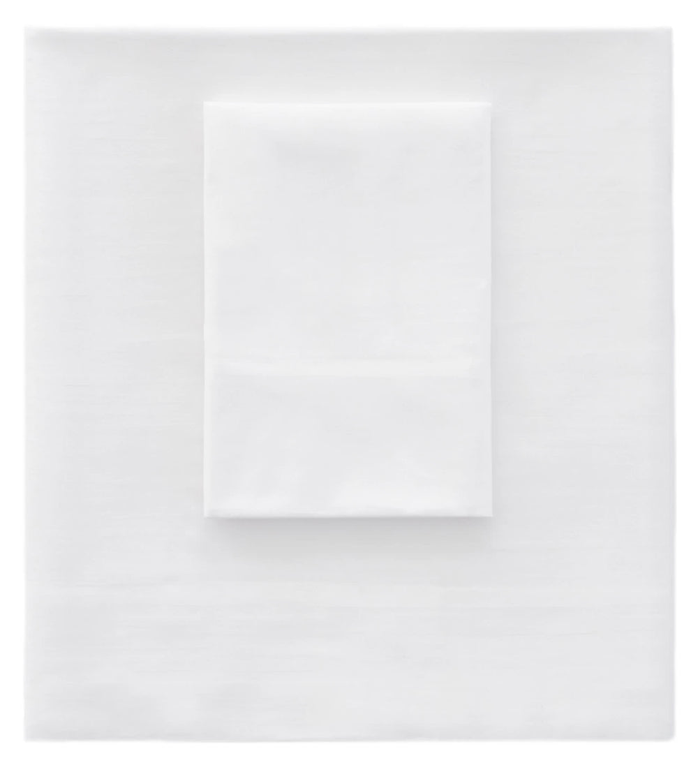 Essential Percale Sheet Set | White