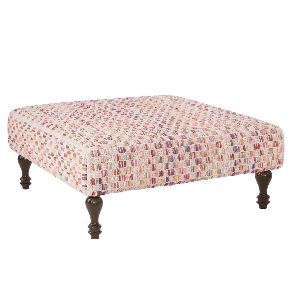 Torrey Rug Ottoman | Multi