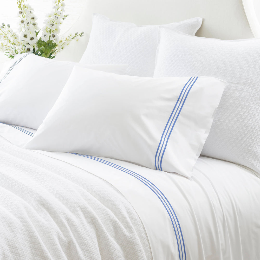 Trio Pillowcases (Pair) | French Blue