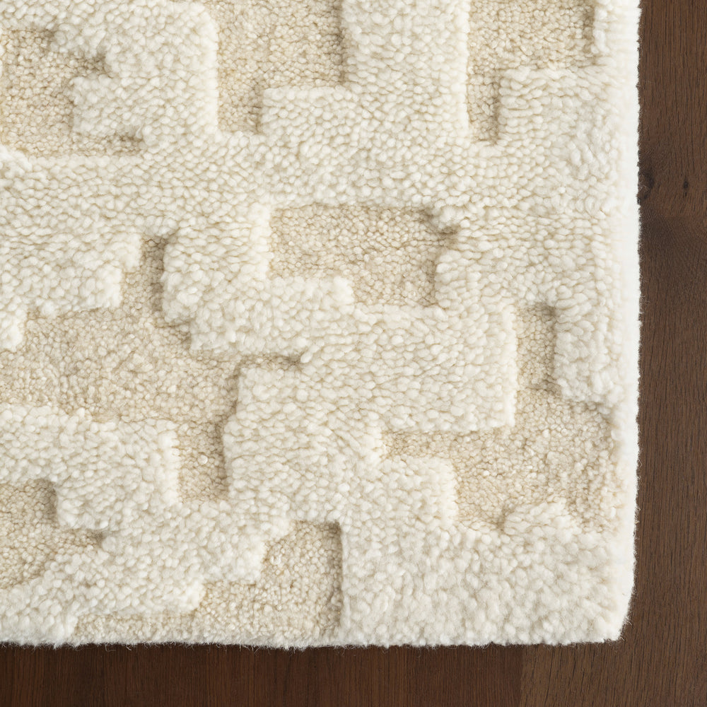 Alora Hand Knotted Wool Rug | Natural